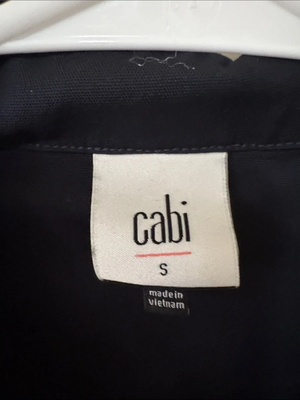 CAbi Navy Roll-Collar Trench‎ Coat